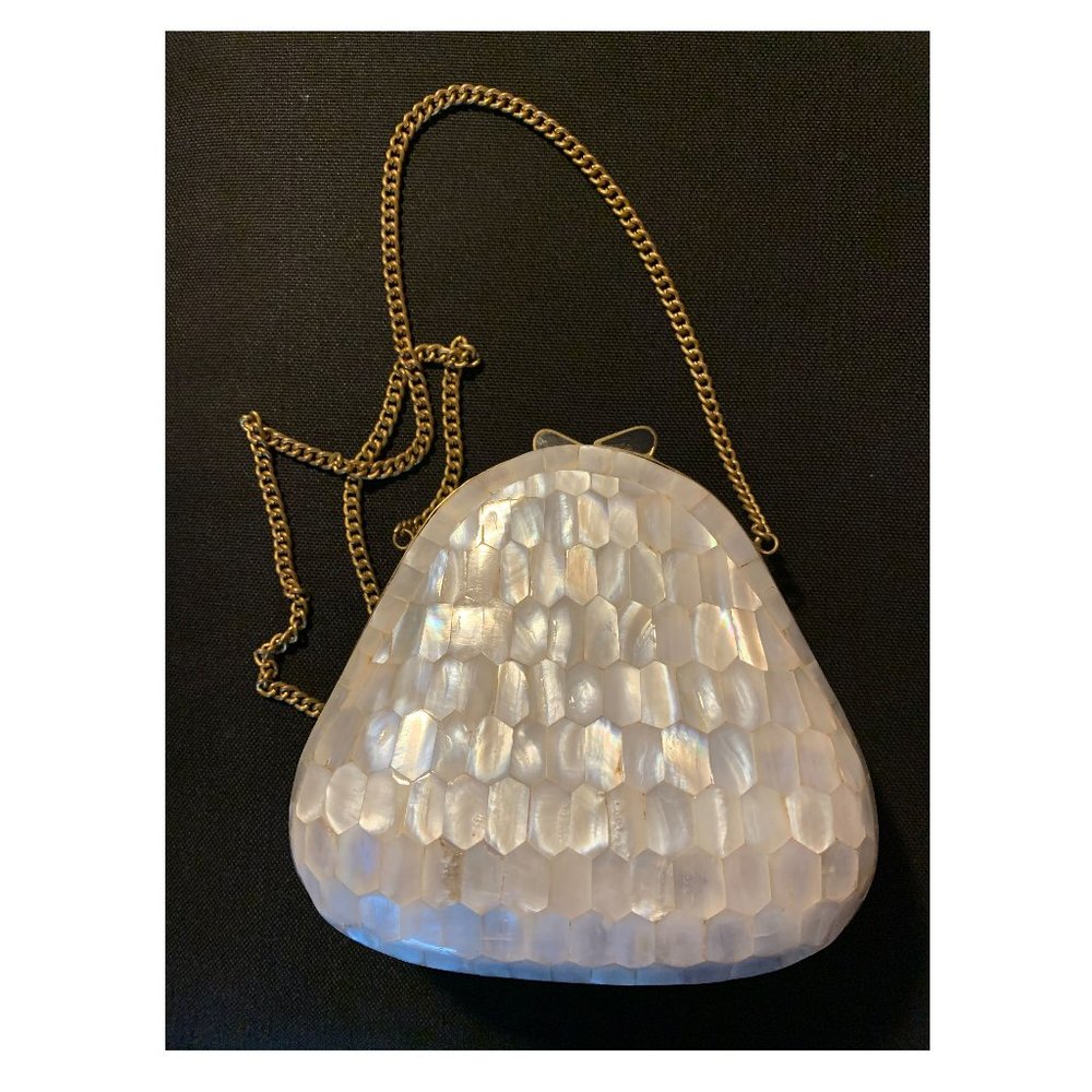 VINTAGE BAG - MOTHER OF PEARL party wedding